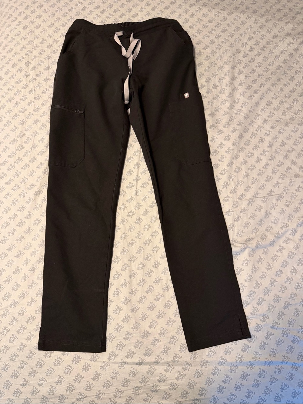 Woman’s scrubs Black Drawstring Pants
